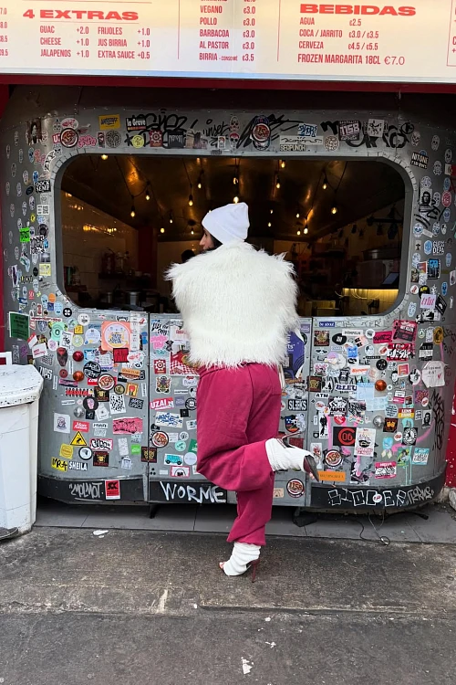 Шуба из искусственного меха POLYHEDRON Limited Glacial Vibe — POLYHEDRON