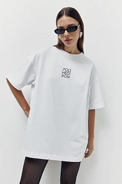 Платье POLYHEDRON "Mono LINE", bright white color — Polyhedron
