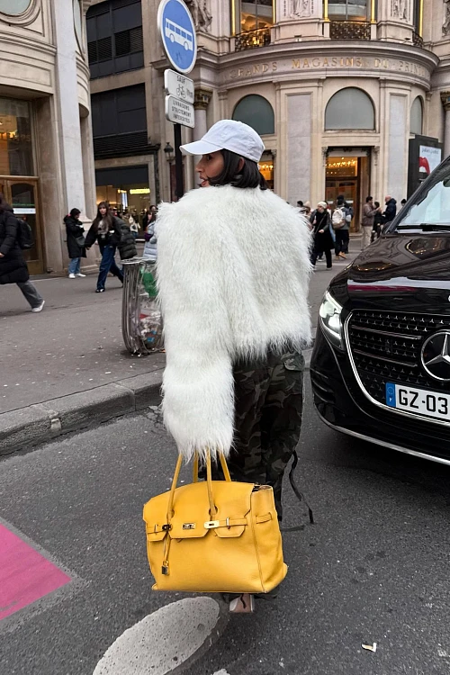 Шуба из искусственного меха POLYHEDRON Limited Glacial Vibe — POLYHEDRON