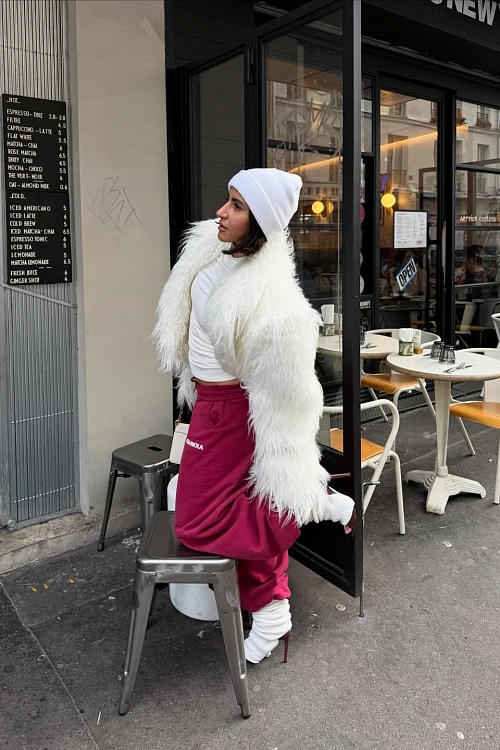 Шуба из искусственного меха POLYHEDRON Limited Glacial Vibe — POLYHEDRON