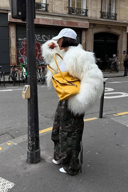 Шуба из искусственного меха POLYHEDRON Limited Glacial Vibe — POLYHEDRON