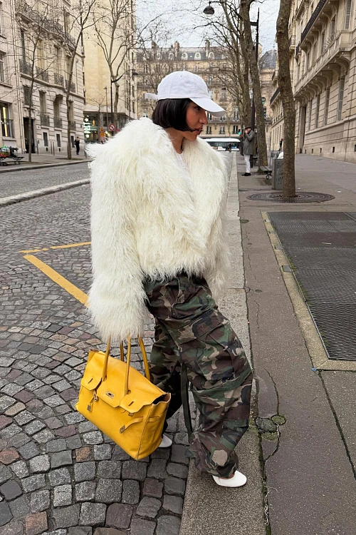 Шуба из искусственного меха POLYHEDRON Limited Glacial Vibe — POLYHEDRON