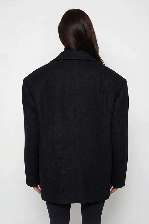 Фото пальто polyhedron "own him", only deep black color в интернет-магазине POLYHEDRON