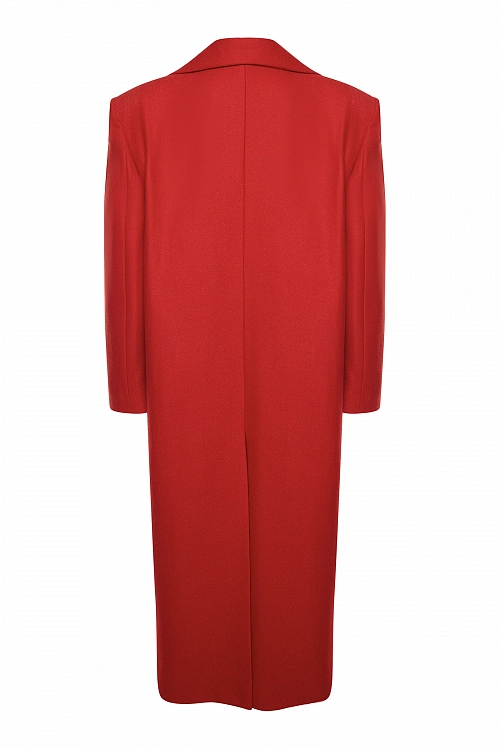 Фото пальто polyhedron "feel it", red horizon color в интернет-магазине POLYHEDRON