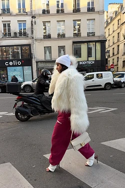 Шуба из искусственного меха POLYHEDRON Limited Glacial Vibe — POLYHEDRON