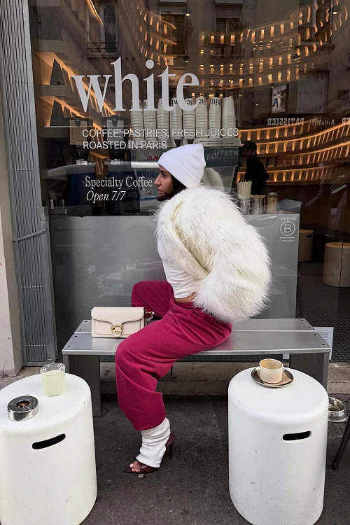 Шуба из искусственного меха POLYHEDRON Limited Glacial Vibe — POLYHEDRON