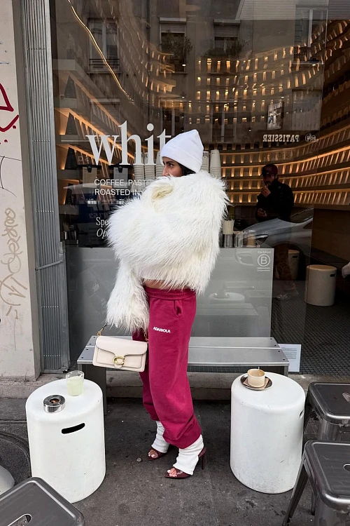 Шуба из искусственного меха POLYHEDRON Limited Glacial Vibe — POLYHEDRON